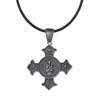 Vintage White Bronze St. Anthony of Padua Confraternity Cross