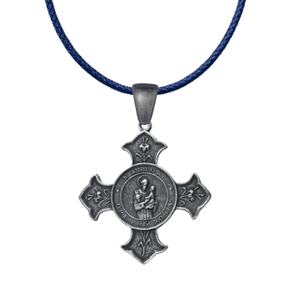 Vintage White Bronze St. Anthony of Padua Confraternity Cross
