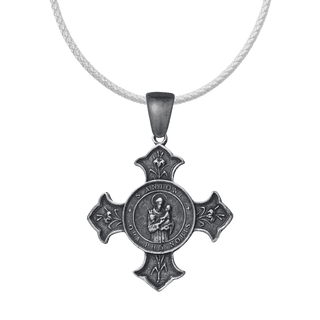 Vintage White Bronze St. Anthony of Padua Confraternity Cross