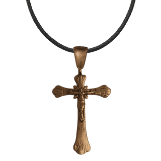Vintage Bronze Large Latin American Crucifix