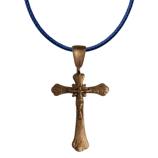 Vintage Bronze Large Latin American Crucifix