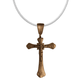 Vintage Bronze Large Latin American Crucifix