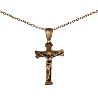 Vintage Bronze Spanish Colonial Southwest Crucifix