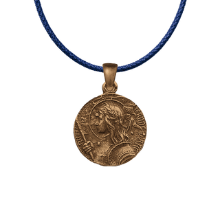 Vintage Bronze Joan of Arc Medal, Domremy to Rouen