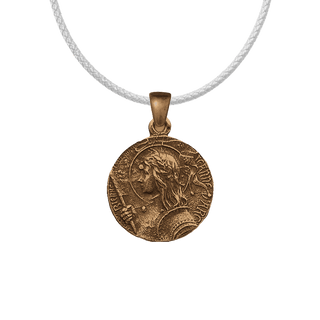 Vintage Bronze Joan of Arc Medal, Domremy to Rouen