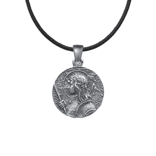 Vintage Sterling Silver Joan of Arc Medal, Domremy to Rouen