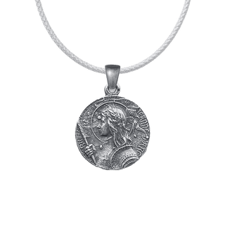 Vintage Sterling Silver Joan of Arc Medal, Domremy to Rouen