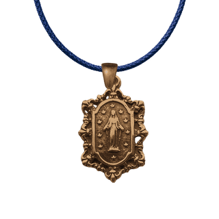 Vintage Miraculous Medal - Bronze
