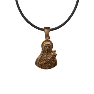 Vintage Bronze Sancta Teresia Medal
