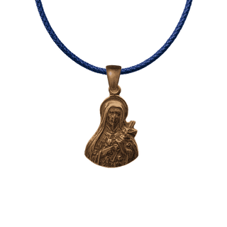 Vintage Bronze Sancta Teresia Medal