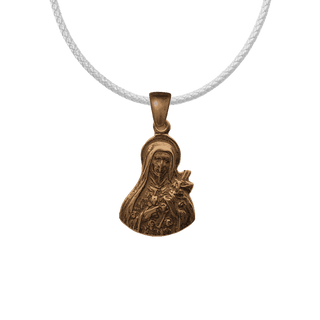 Vintage Bronze Sancta Teresia Medal