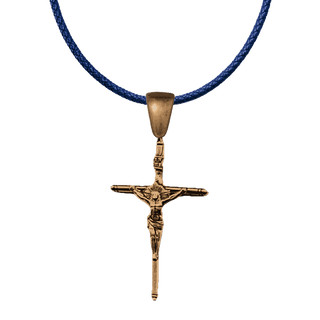 Vintage Bronze Elegant Spanish Crucifix
