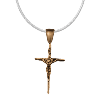 Vintage Bronze Elegant Spanish Crucifix