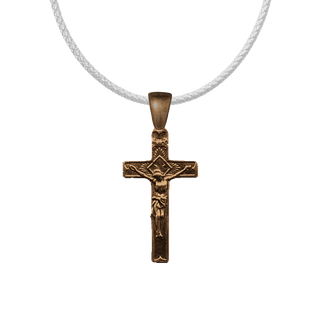 Vintage Bronze Small Radiant Crucifix