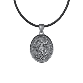 Vintage Sterling Silver St. Michael Medal