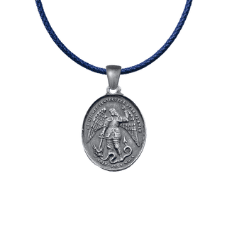 Vintage Sterling Silver St. Michael Medal