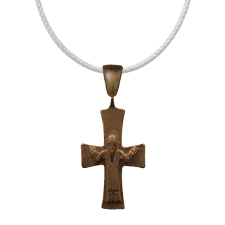 Vintage Bronze Byzantine Benediction Cross