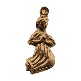 Vintage Bronze Praying Woman Milagro