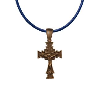 Vintage Bronze Radiant Crucifix