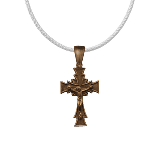 Vintage Bronze Radiant Crucifix