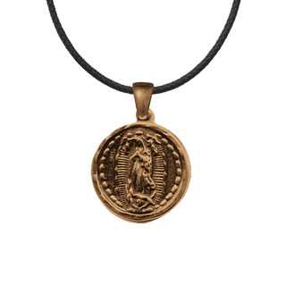 Vintage Bronze Our Lady of Guadalupe Medal