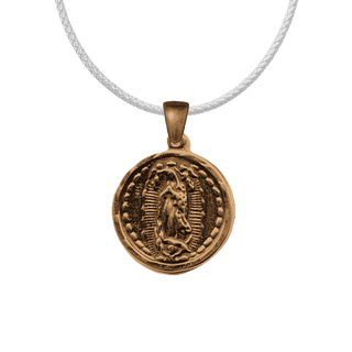 Vintage Bronze Our Lady of Guadalupe Medal