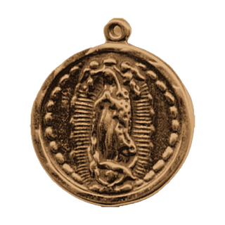 Vintage Bronze Our Lady of Guadalupe Medal