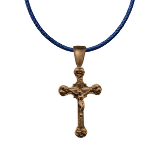 Vintage Bronze Cherub Crucifix