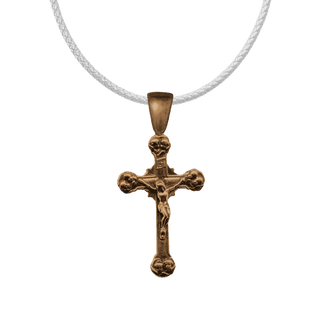 Vintage Bronze Cherub Crucifix