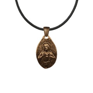 Vintage Bronze Our Lady of Mount Carmel Medal