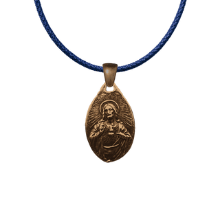 Vintage Bronze Our Lady of Mount Carmel Medal