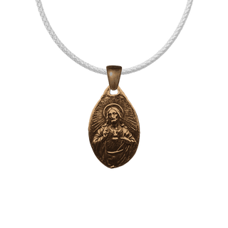 Vintage Bronze Our Lady of Mount Carmel Medal