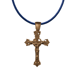 Vintage Bronze Old Roma Crucifix