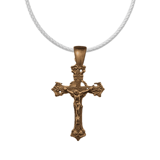 Vintage Bronze Old Roma Crucifix