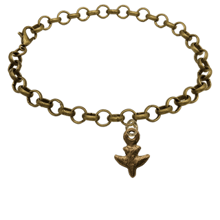 Vintage Bronze Small Holy Spirit Dove Bracelet