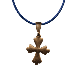 Vintage Bronze Simple Old Coptic Cross