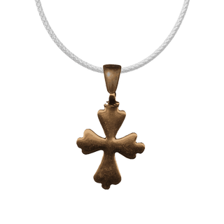 Vintage Bronze Simple Old Coptic Cross