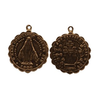 Vintage Bronze Sodality Medal of 1900