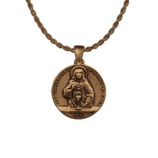 Vintage Bronze Our Lady of Luján Congress Medal, 1934