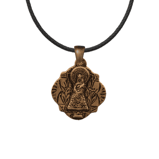 Vintage Bronze Our Lady of the Pillar Medal