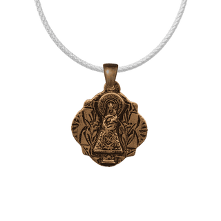 Vintage Bronze Our Lady of the Pillar Medal