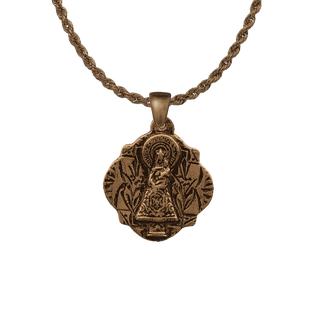 Vintage Bronze Our Lady of the Pillar Medal