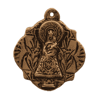 Vintage Bronze Our Lady of the Pillar Medal