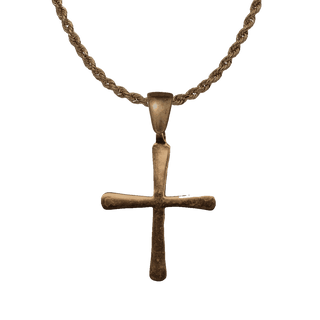 Vintage Bronze Simple Coptic Cross