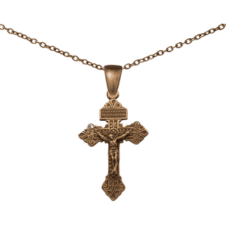 Vintage Bronze Pardon Crucifix