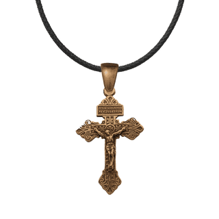 Vintage Bronze Pardon Crucifix