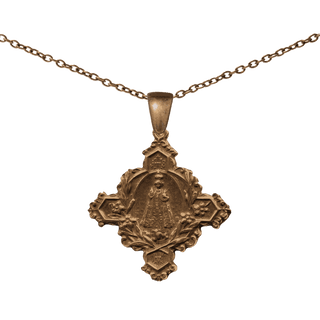 Vintage Bronze Infant of Prague Confraternity Medal