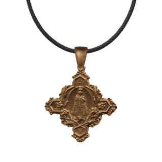 Vintage Bronze Infant of Prague Confraternity Medal