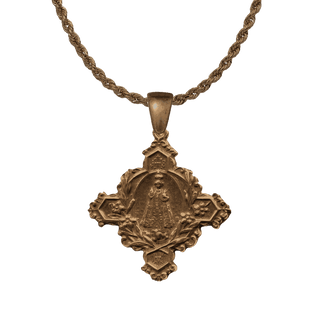 Vintage Bronze Infant of Prague Confraternity Medal