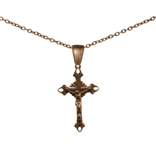 Vintage Bronze Open End Crucifix